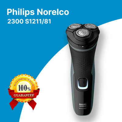  Philips Norelco Shaver 2300 S1211/81 - Afeitadora eléctrica  recargable con recortadora emergente : Belleza y Cuidado Personal